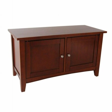 DELUXDESIGNS Shaker Cottage Storage Bench- Cherry Cherry DE2797277